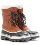 Sorel Caribou Leather And Rubber Boots