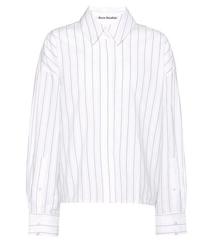 Acne Studios Britta Striped Cotton Shirt