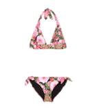 Dolce & Gabbana Triangle Halter Top Bikini