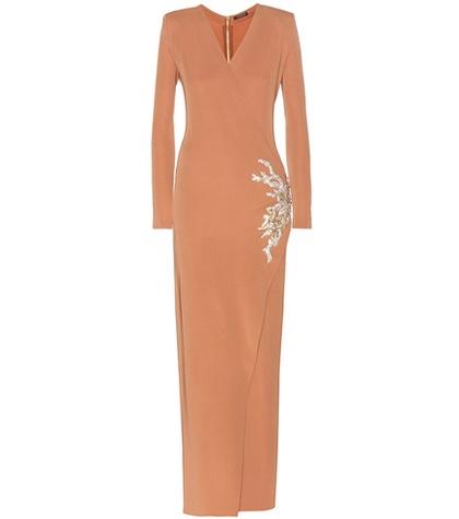 Mcq Alexander Mcqueen Embellished Wrap Dress