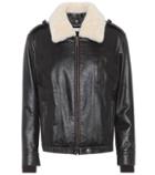 Saint Laurent Shearling-trimmed Leather Jacket