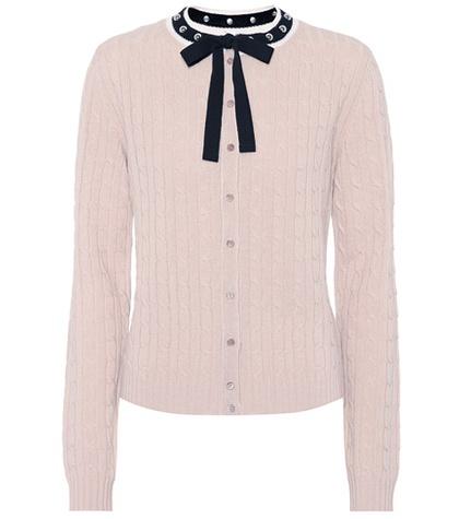 Redvalentino Embellished Wool Cardigan