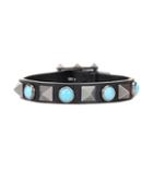 Bower Swimwear Valentino Garavani Rockstud Rolling Leather Bracelet