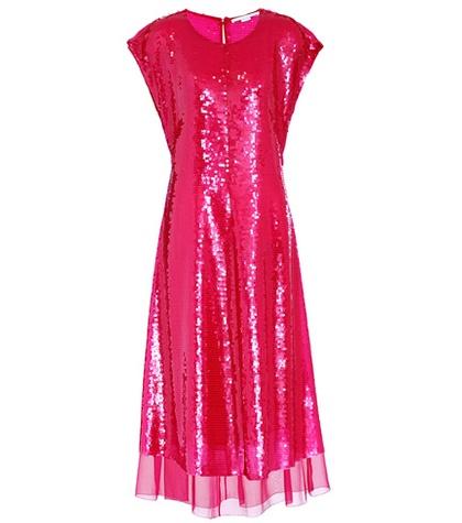 Melissa Odabash Sequinned Silk Dress