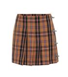 Rokh Plaid Miniskirt