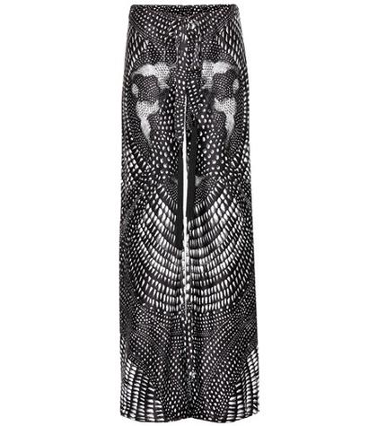 Roberto Cavalli Printed Silk Trousers