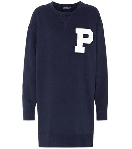Saint Laurent Cotton-blend Sweatshirt Dress