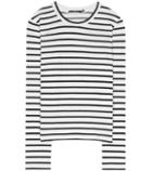 Polo Ralph Lauren Harper Striped Cotton-blend Top
