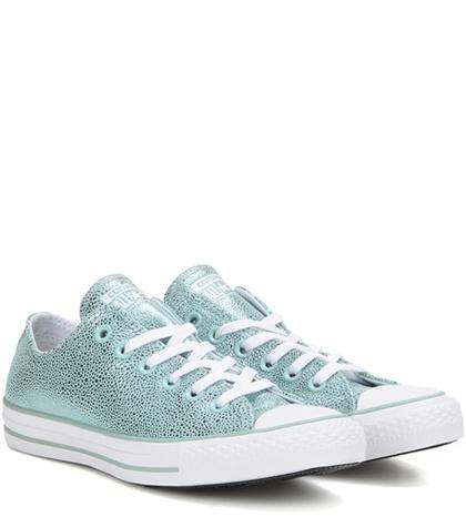 Converse Chuck Taylor All Star Stingray Ox Metallic Leather Sneakers