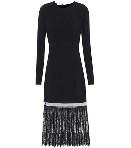 Stella Mccartney Tulle-panelled Crêpe Dress