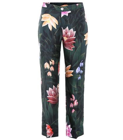 F.r.s For Restless Sleepers Ceo Printed Silk Trousers