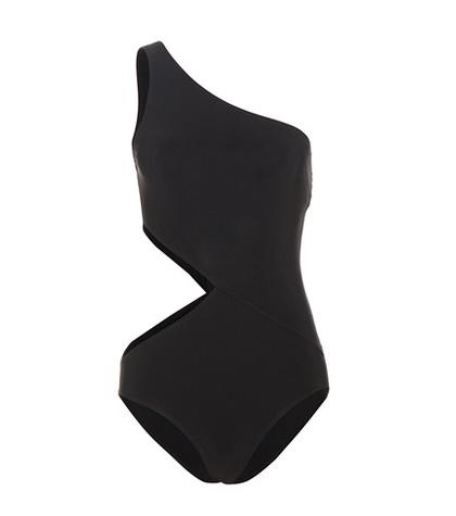 Roger Vivier Elmar One-shoulder Swimsuit