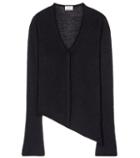 Acne Studios Jaden Asymmetrical Alpaca And Wool Sweater