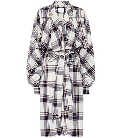 Johanna Ortiz Memoria Del Viento Cotton Trench Coat