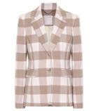 Altuzarra Checked Stretch Wool Blazer