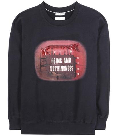 Miu Miu Printed Cotton Sweatshirt