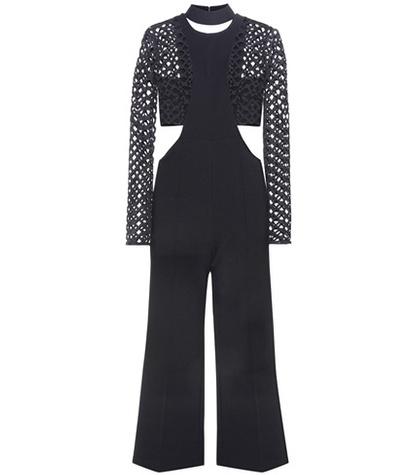 Self-portrait Mack Layered Jumpsuit