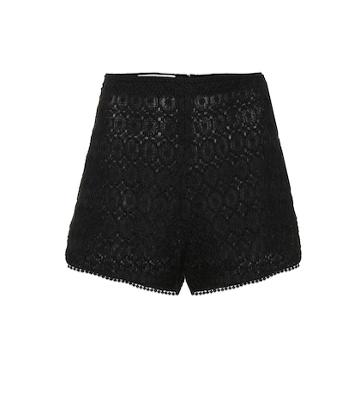 Philosophy Di Lorenzo Serafini Crochet Cotton Shorts