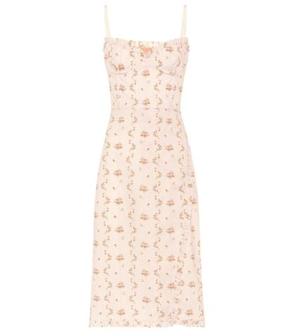 Chlo Floral Cotton Bustier Dress