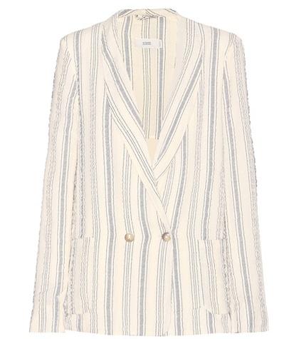 Closed Striped Cotton Blazer