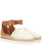 Jimmy Choo Canvas And Leather Espadrilles