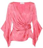 Preen By Thornton Bregazzi Jacquard Wrap Top