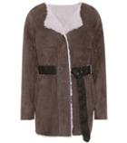 Isabel Marant Arsene Shearling-lined Suede Jacket