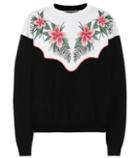Alanui Tropical Flowers Wool-blend Sweater