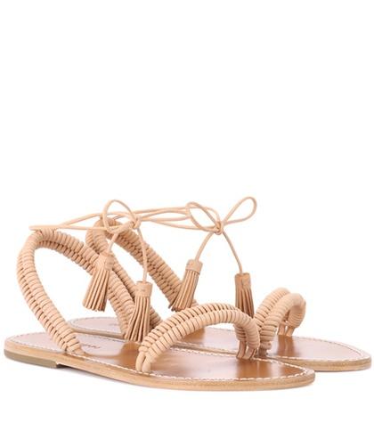 Marni Wrap Weave Leather Sandals