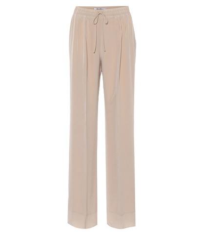 Max Mara Silk Drawstring Pants