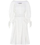 Carolina Herrera Cotton Belted Dress