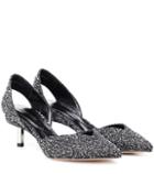 Agnona Polly Bouclé Slingback Pumps