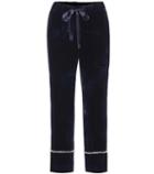 Balenciaga Velvet Cropped Trousers