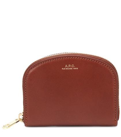 A.p.c. Half-moon Leather Wallet