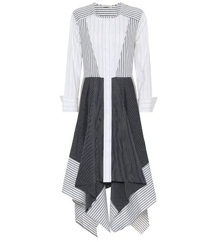 Loewe Patchwork Striped Cotton-blend Dress