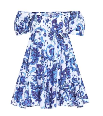 Caroline Constas Dina Stretch Cotton Minidress