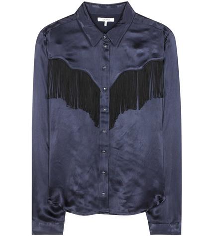 Ganni Donnelly Satin Shirt