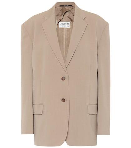 Jimmy Choo Wool-blend Crêpe Blazer