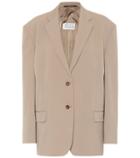 Jimmy Choo Wool-blend Crêpe Blazer