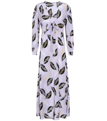 Roger Vivier Printed Silk Dress