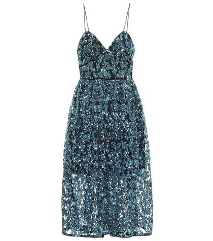 Self-portrait Sequined Dress