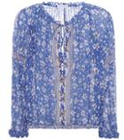 Poupette St Barth Floral-printed Cotton Top