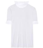 Burberry Tulle-trimmed T-shirt