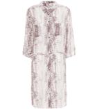 Heidi Klein Alhambra Snakeskin-printed Minidress