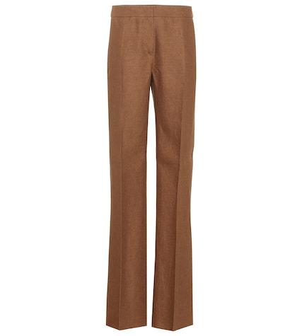 Prada Patroni Mid-rise Wide-leg Pants
