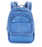 Fenty By Rihanna Sherpa-trimmed Leather Backpack