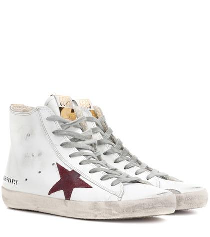 Vince Francy High-top Leather Sneakers