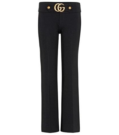 Gucci Stretch Trousers With Double G