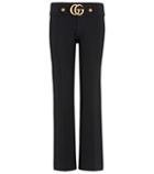 Gucci Stretch Trousers With Double G