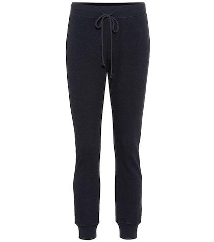Velvet Cacy Cotton-blend Trackpants